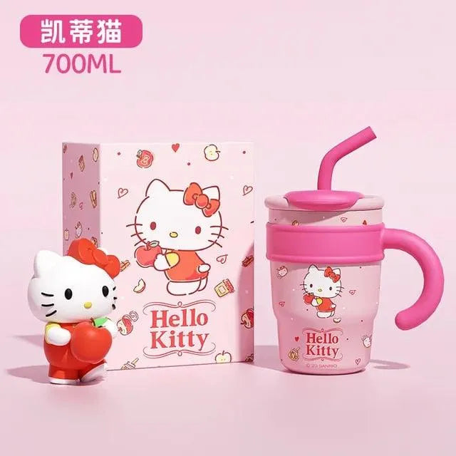 Sanrio Thermos Straw Cup (700 & 1200 ml) - Bear Hugs