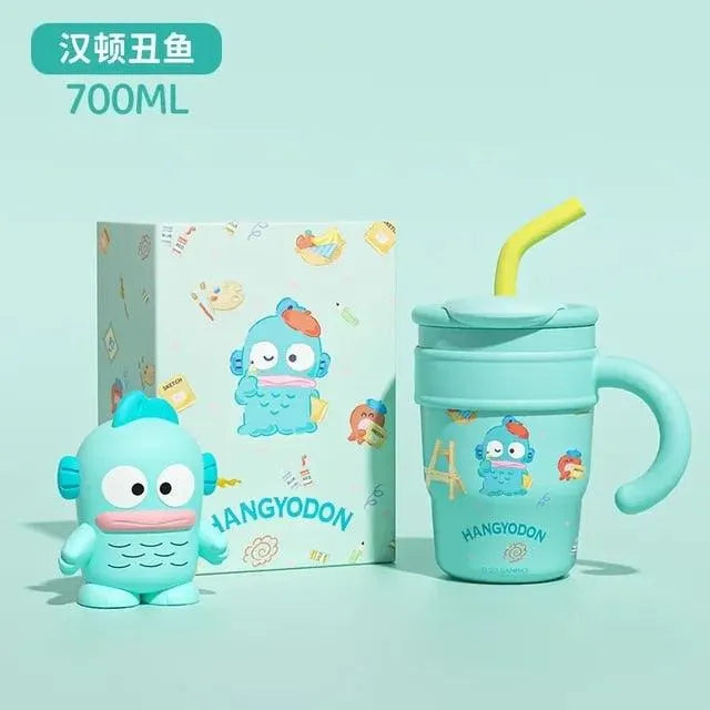 Sanrio Thermos Straw Cup (700 & 1200 ml) - Bear Hugs