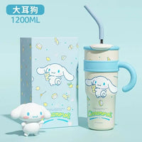 Sanrio Thermos Straw Cup (700 & 1200 ml) - Bear Hugs