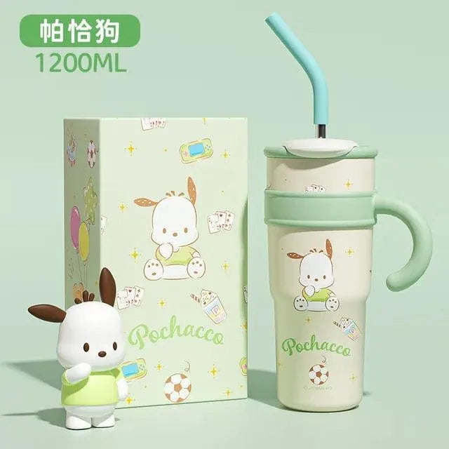 Sanrio Thermos Straw Cup (700 & 1200 ml) - Bear Hugs