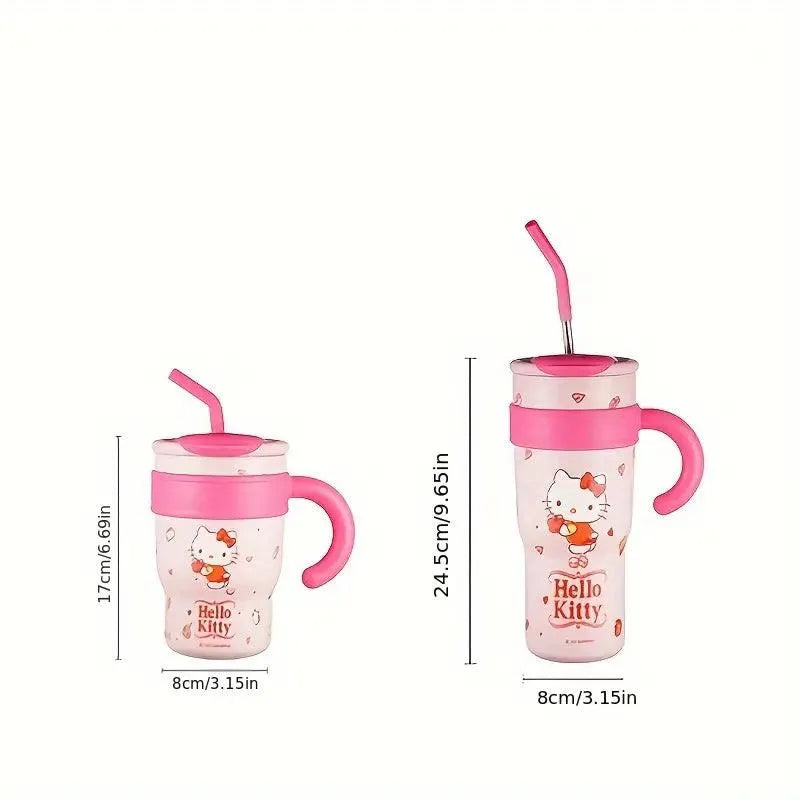 Sanrio Thermos Straw Cup (700 & 1200 ml) - Bear Hugs