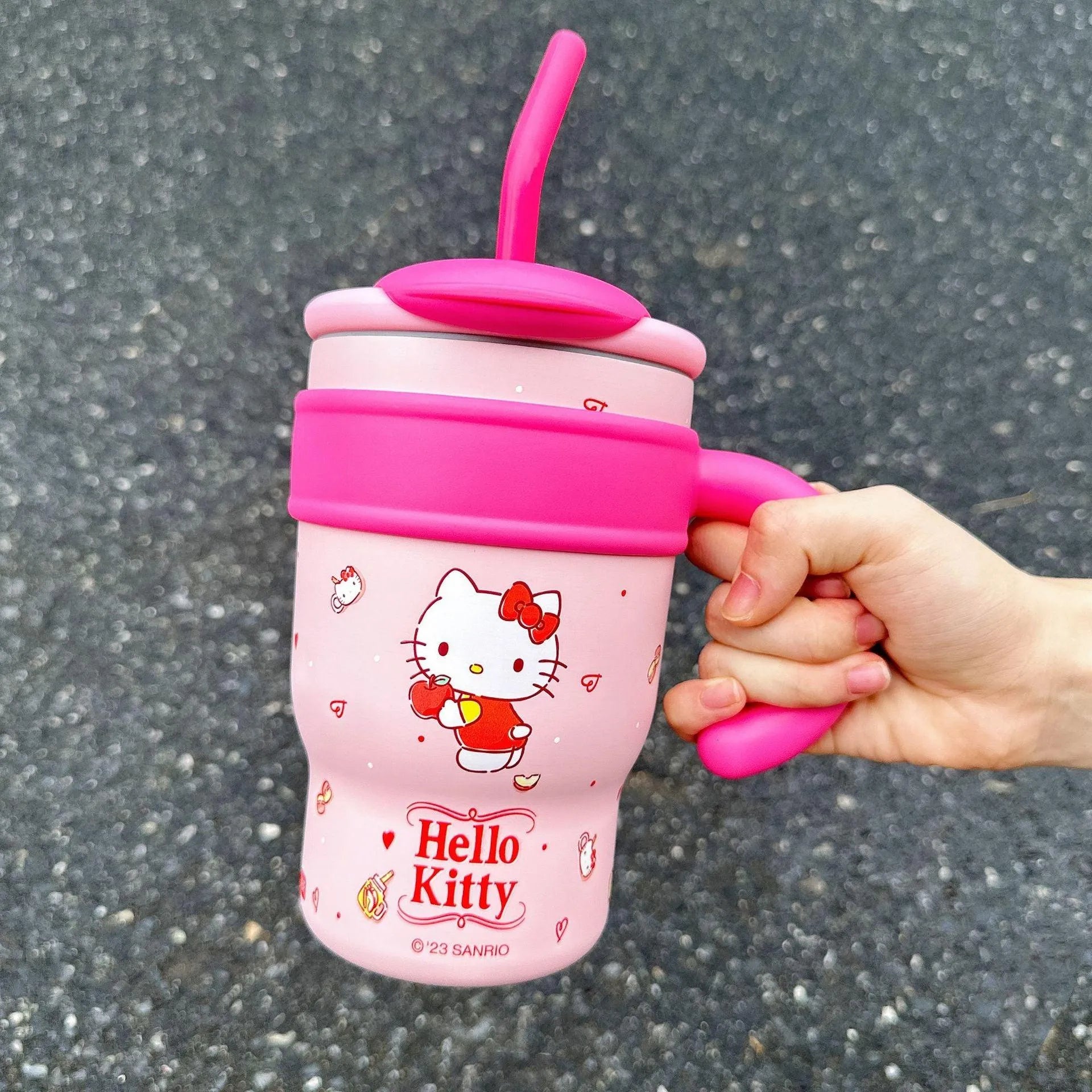 Sanrio Thermos Straw Cup (700 & 1200 ml) - Bear Hugs