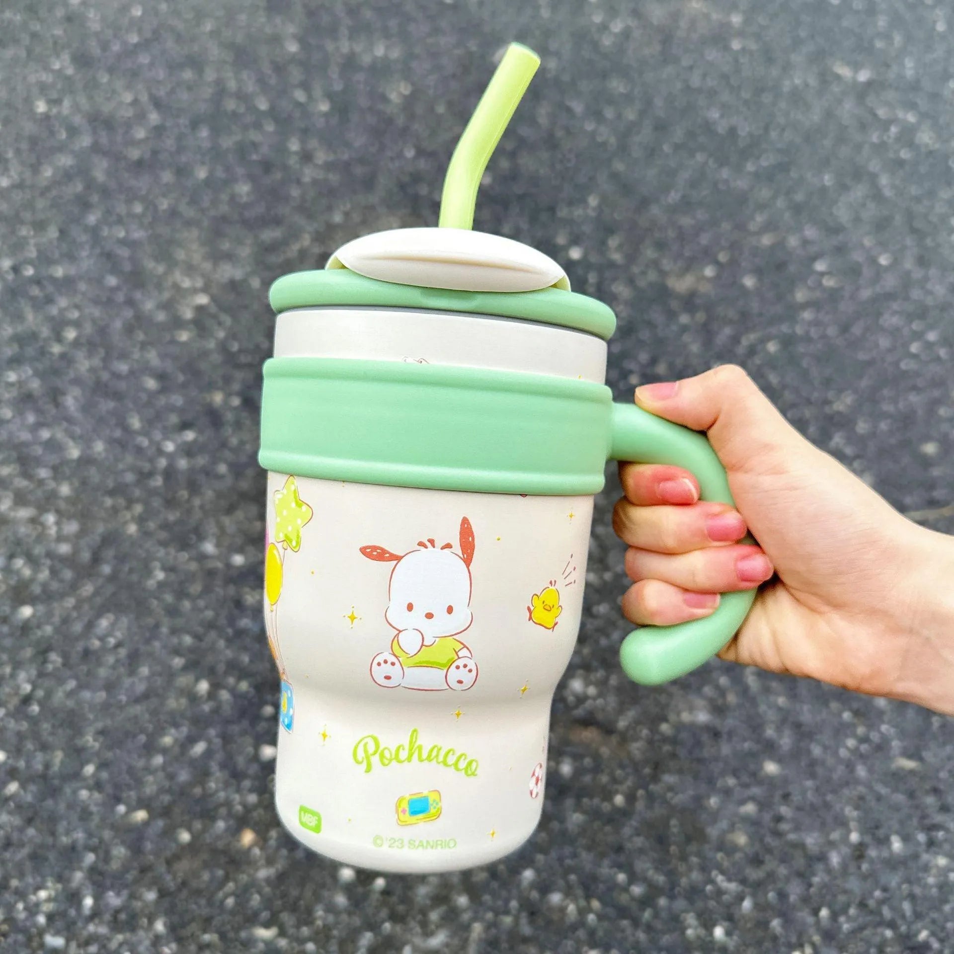 Sanrio Thermos Straw Cup (700 & 1200 ml) - Bear Hugs