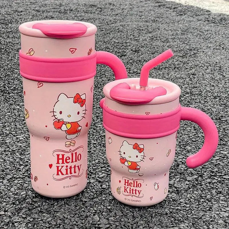 Sanrio Thermos Straw Cup (700 & 1200 ml) - Bear Hugs