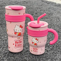 Sanrio Thermos Straw Cup (700 & 1200 ml) - Bear Hugs