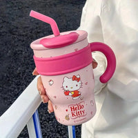 Sanrio Thermos Straw Cup (700 & 1200 ml) - Bear Hugs