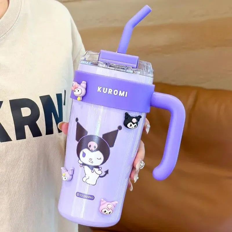 Sanrio Thermos Straw Cup (860 ml) - Bear Hugs