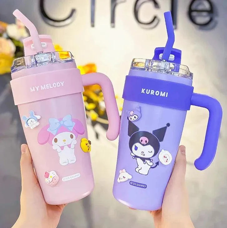 Sanrio Thermos Straw Cup (860 ml) - Bear Hugs