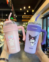 Sanrio Thermos Straw Cup (860 ml) - Bear Hugs