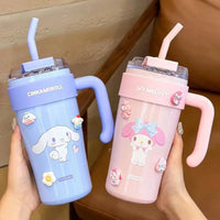 Sanrio Thermos Straw Cup (860 ml) - Bear Hugs