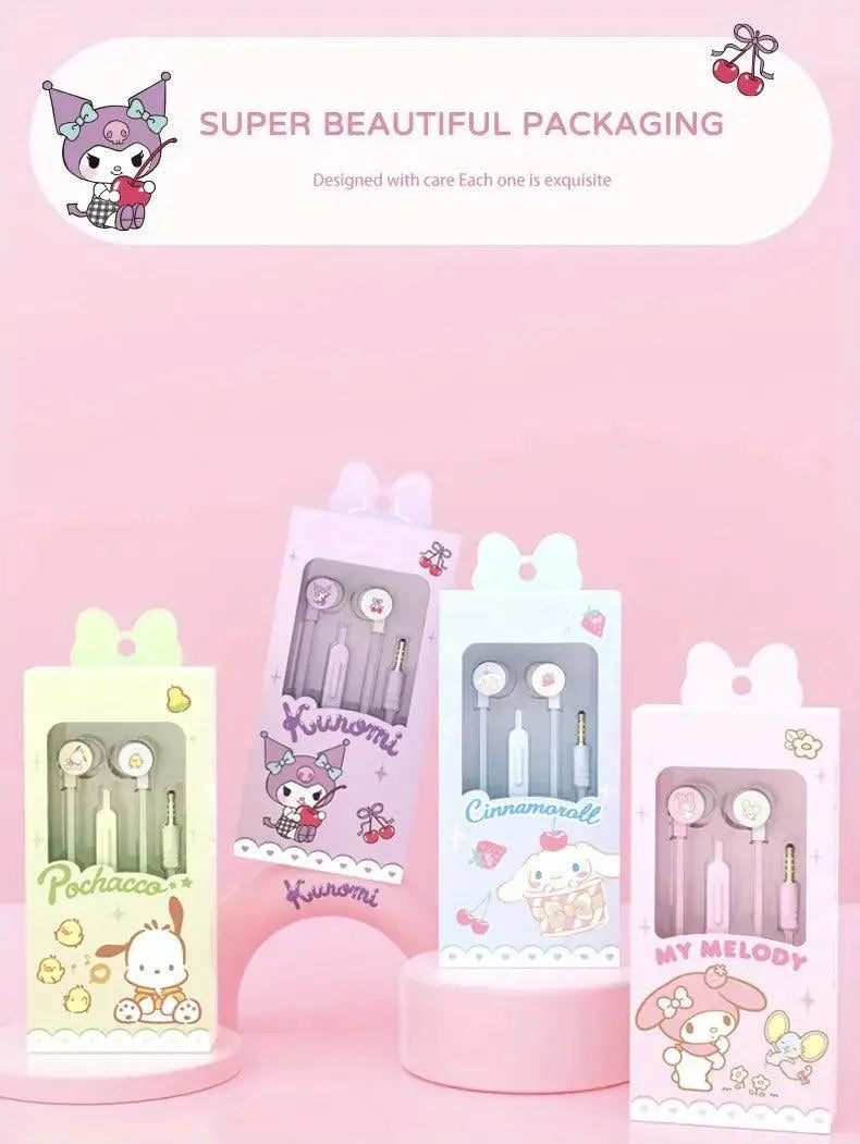 Sanrio Trendy Wired Earphones - Bear Hugs