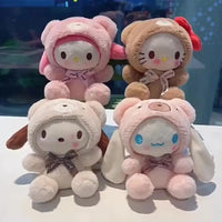 Sanrio Winter Ready Plush Keychains - Bear Hugs