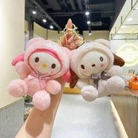 Sanrio Winter Ready Plush Keychains - Bear Hugs