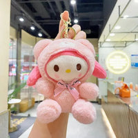 Sanrio Winter Ready Plush Keychains - Bear Hugs