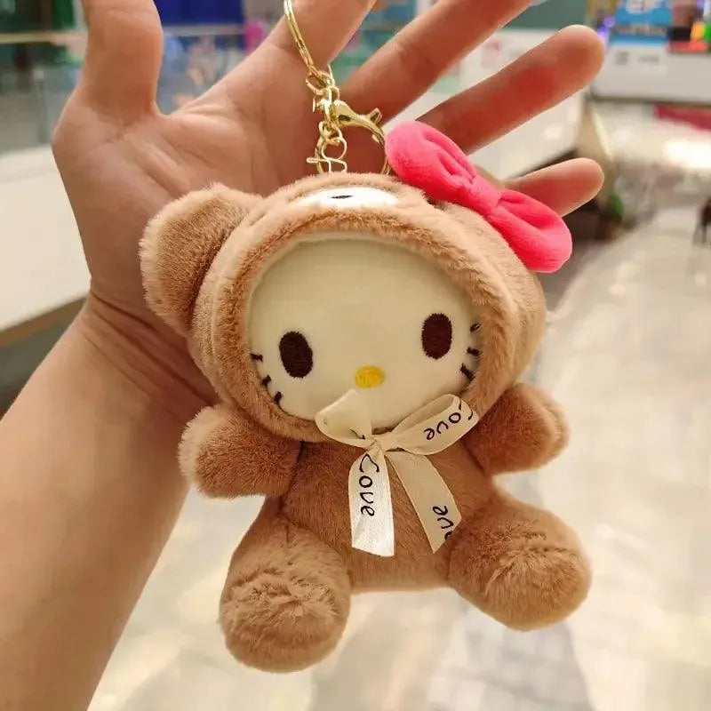 Sanrio Winter Ready Plush Keychains - Bear Hugs