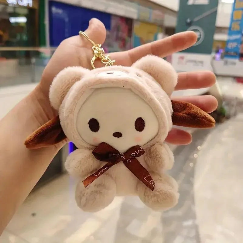 Sanrio Winter Ready Plush Keychains - Bear Hugs