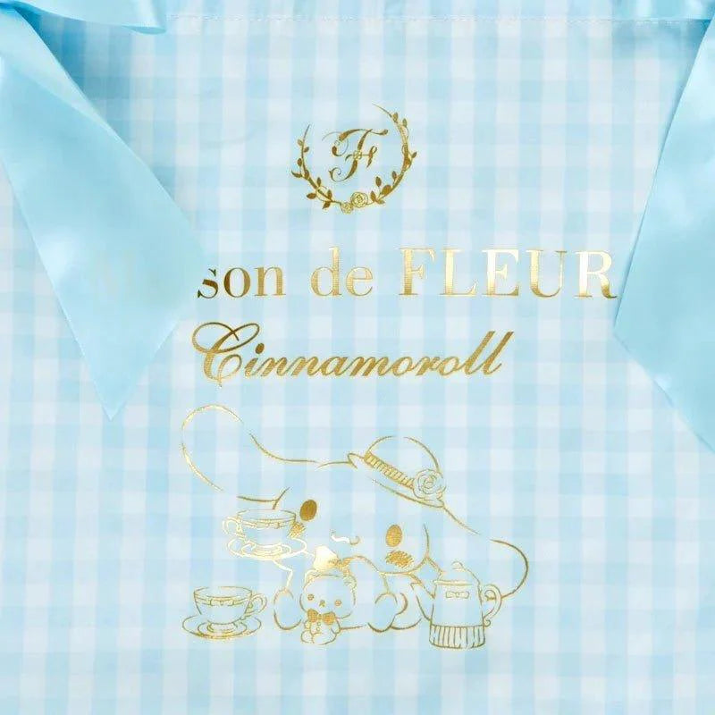 Sanrio x Maison De Fleur Cinnamoroll Gingham Tote Bag - Bear Hugs