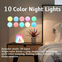 Serene LED Night Lamp with Calm White Noise Sound - Bear Hugs