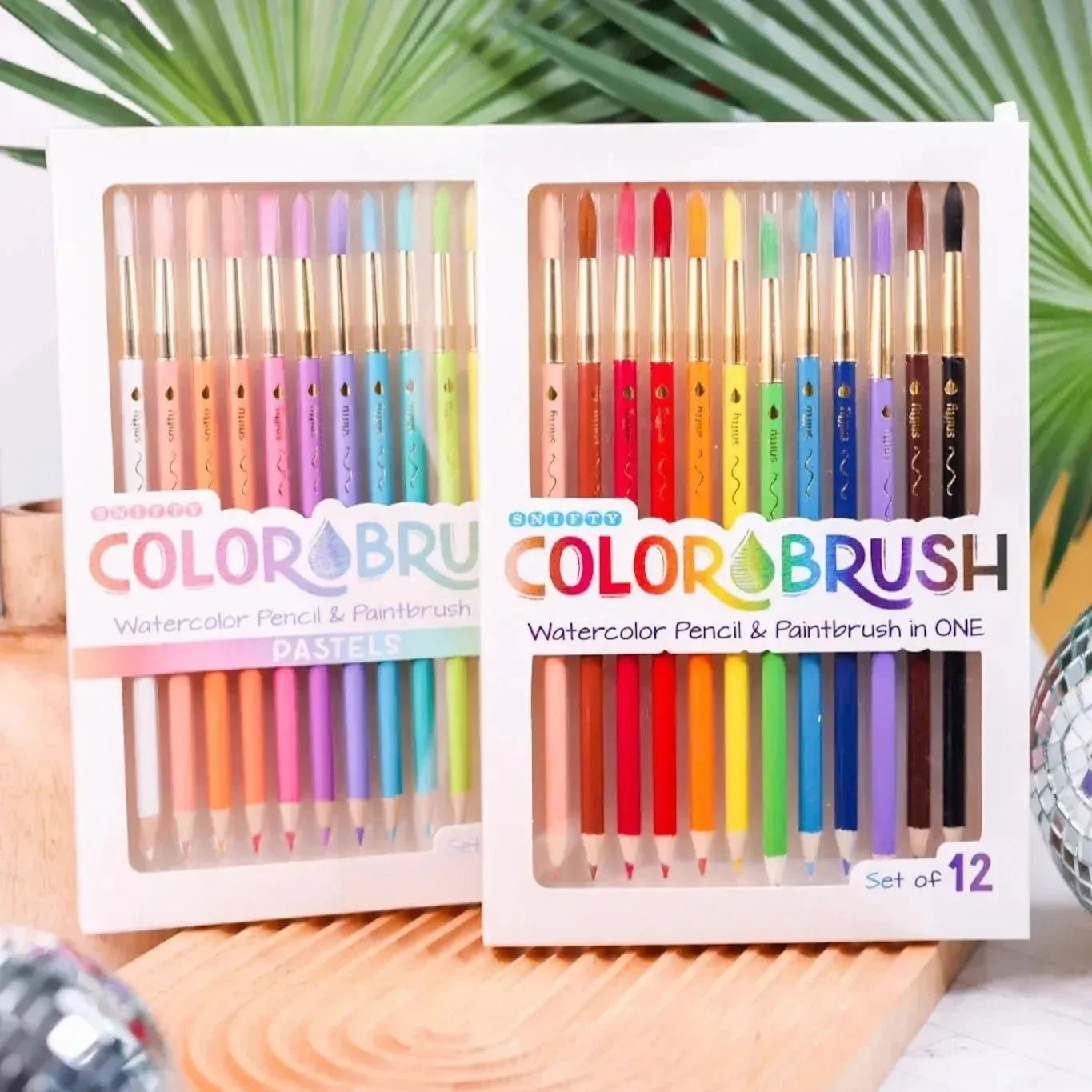 Macaron Magic Watercolor Brush Pencils (Set of 12)