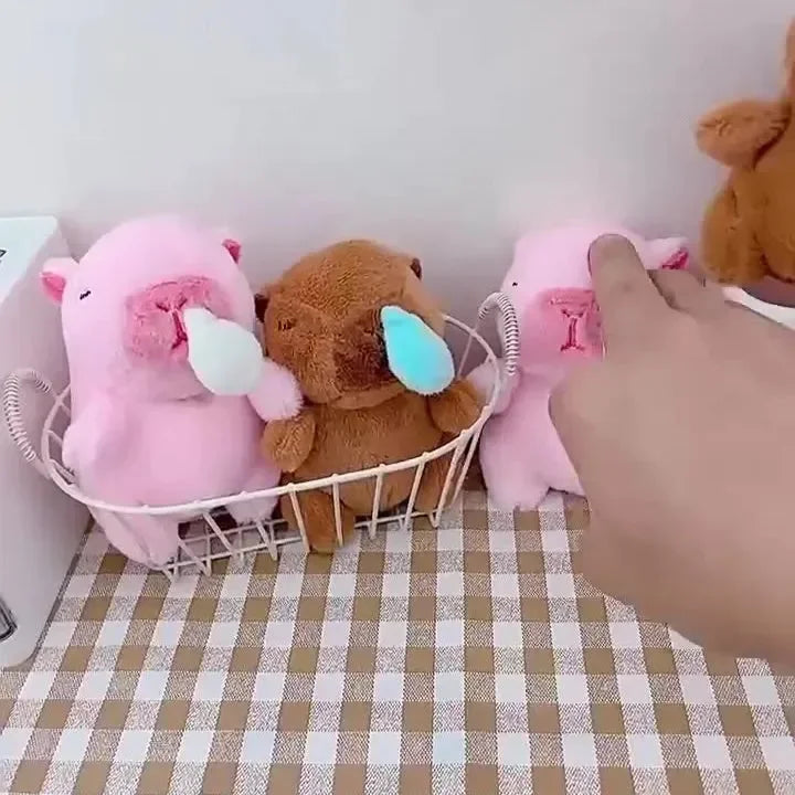 Snotty Snuggler Capybara Keychain