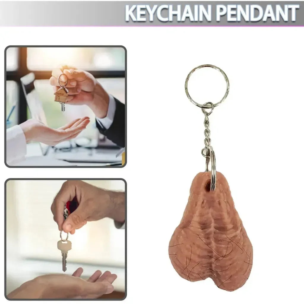 Balls to You Novelty Keychain