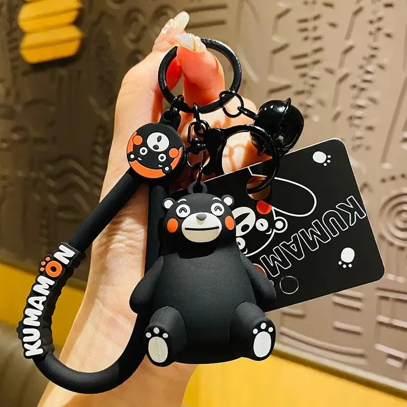 Kumamon Cuddle Clip 3D Keychain