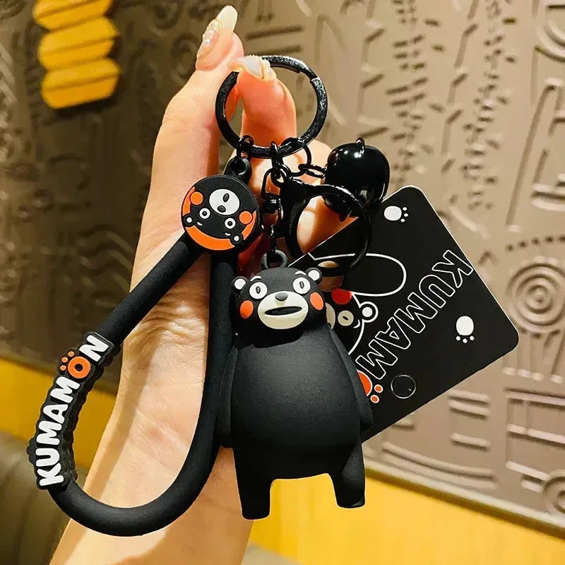Kumamon Cuddle Clip 3D Keychain