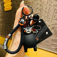 Kumamon Cuddle Clip 3D Keychain