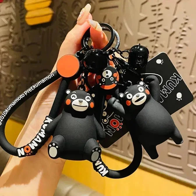 Kumamon Cuddle Clip 3D Keychain