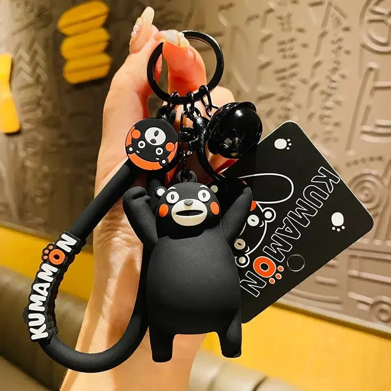 Kumamon Cuddle Clip 3D Keychain