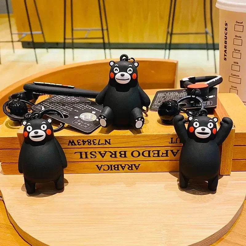 Kumamon Cuddle Clip 3D Keychain