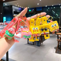 سلسلة مفاتيح كرتونية من سبونج بوب وباتريك 