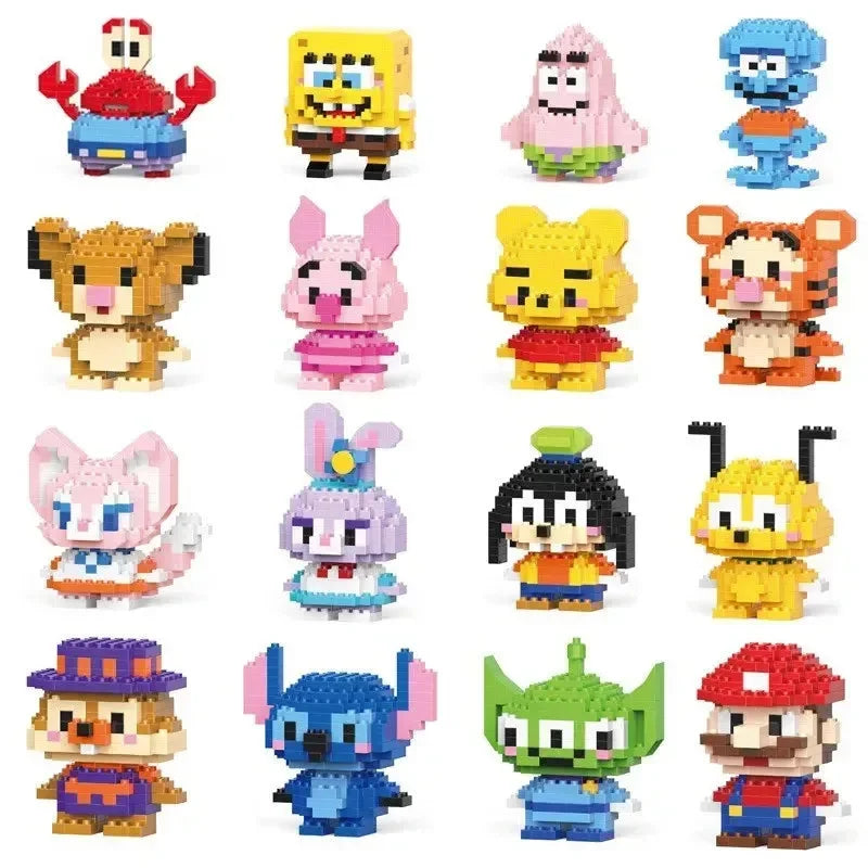 Bricks Anime Micro Building Blocks