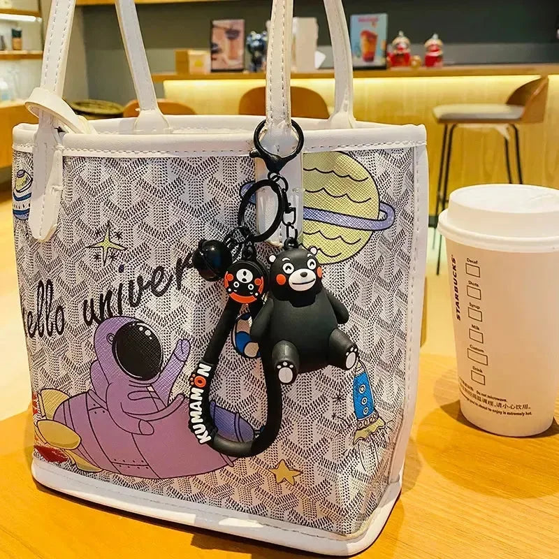 Kumamon Cuddle Clip 3D Keychain