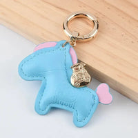 Galloping Charm Horse Keychain
