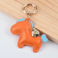 Galloping Charm Horse Keychain