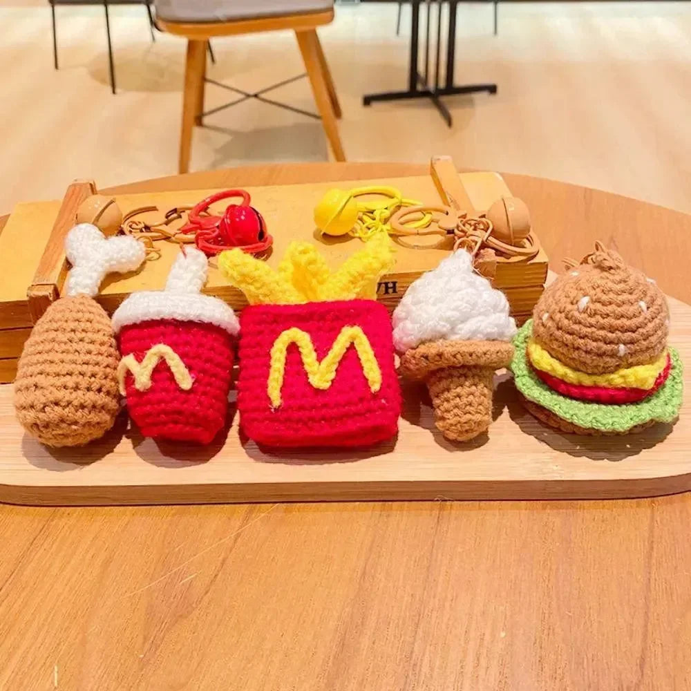 McD Cravings Crochet Keychain