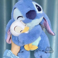 Stitch Hugging Duck Plush Doll (30 cm)