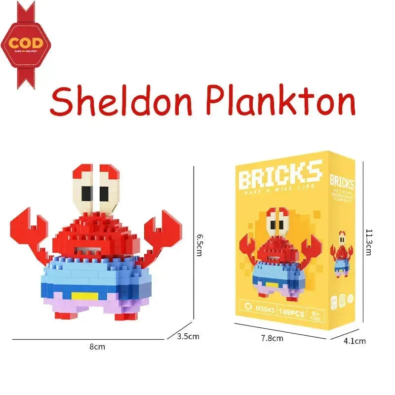 Bricks Anime Micro Building Blocks