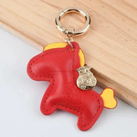 Galloping Charm Horse Keychain
