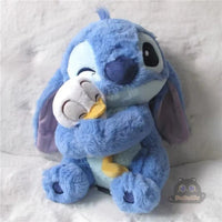 Stitch Hugging Duck Plush Doll (30 cm)