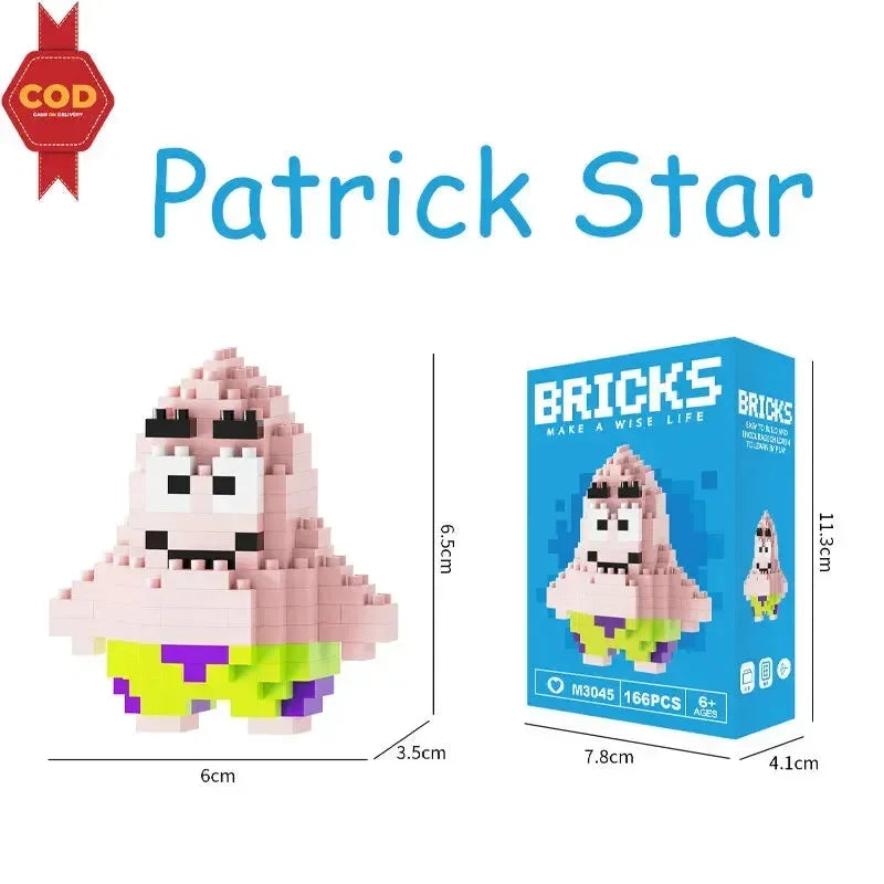 Bricks Anime Micro Building Blocks