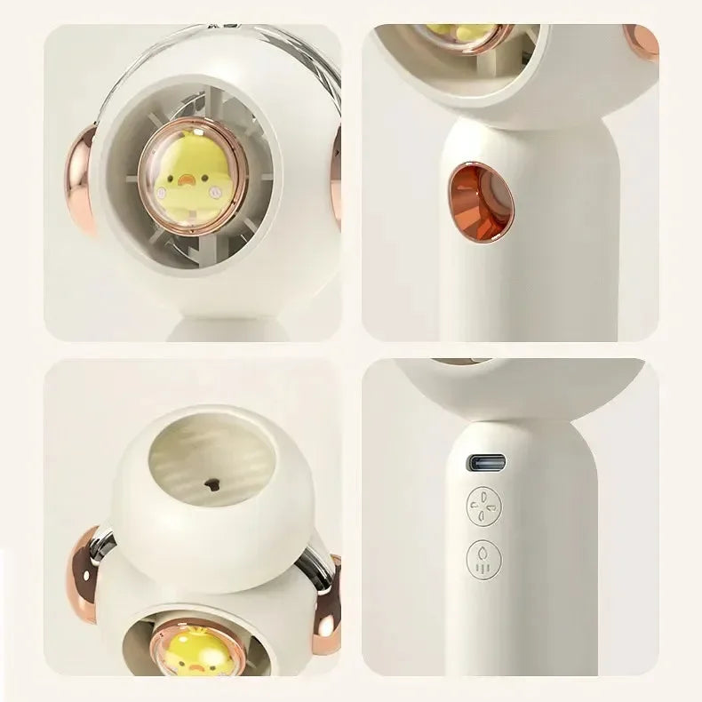 Futuristic Hydro Cool Portable Mist Fan