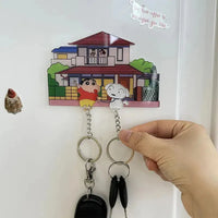 Shinchan House Wall Mount Couple Keychain