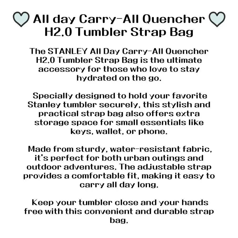 Stanley All Day 40 oz Quencher Carry-All