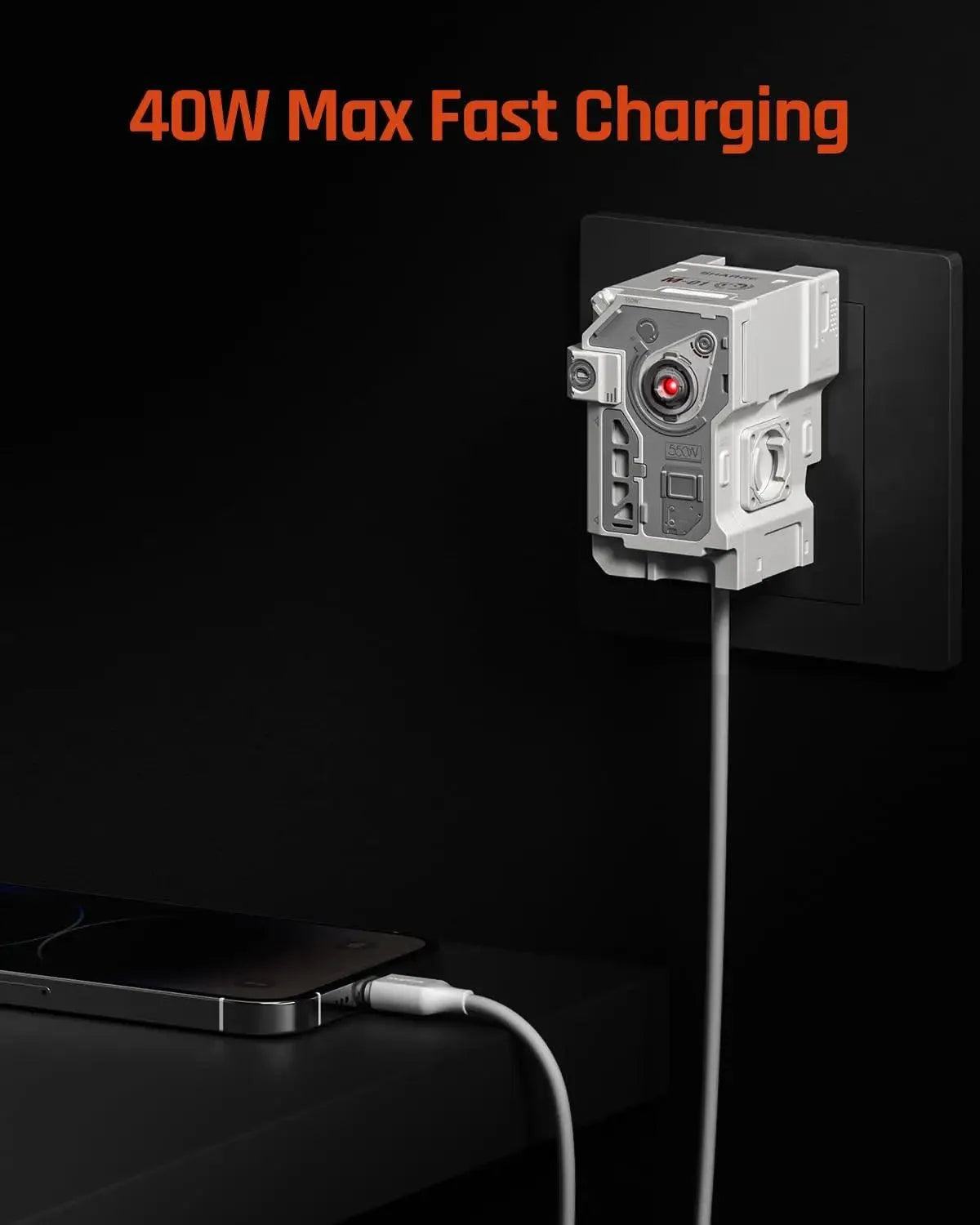 Sharge MOSS 40W GaN Charger - Bear Hugs