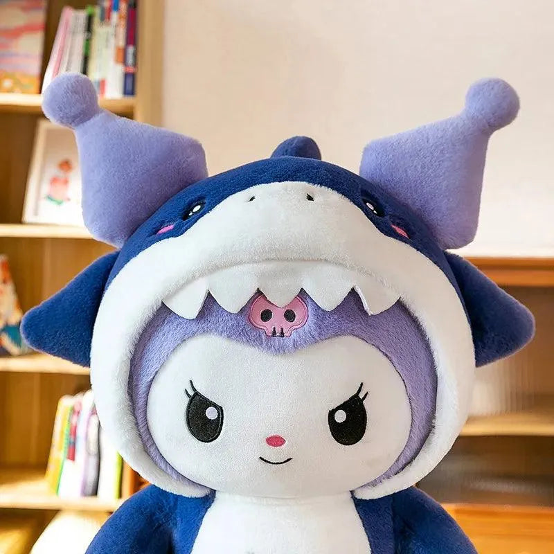 Shark Kuromi My Melody Piggy Plushie - Bear Hugs