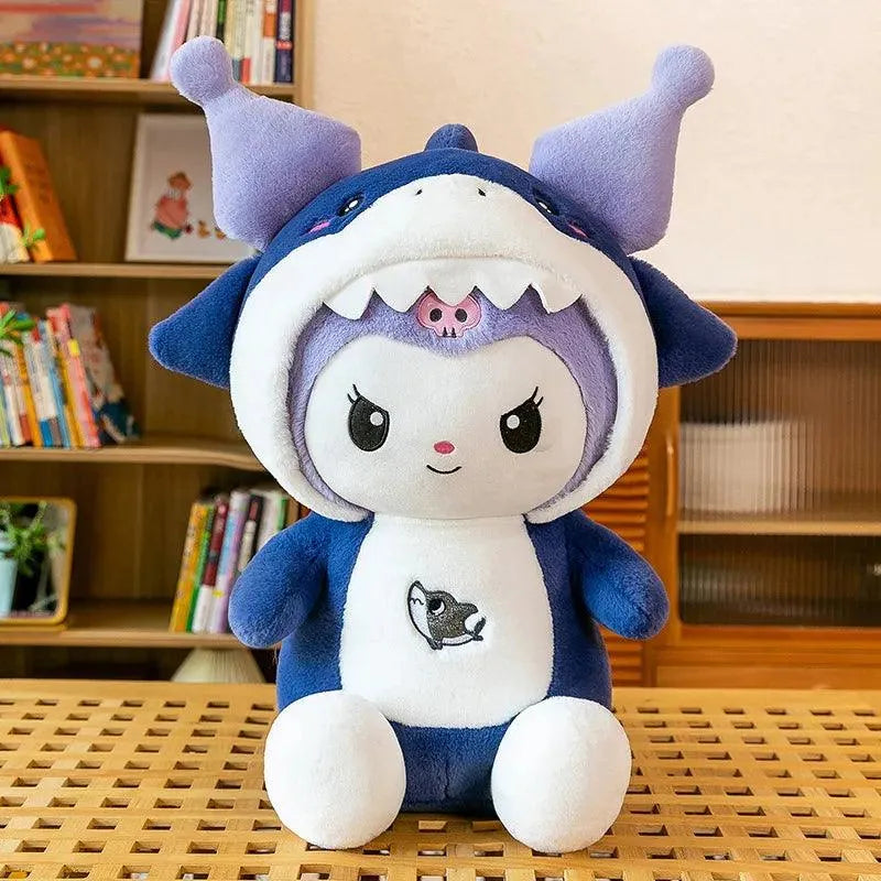 Shark Kuromi My Melody Piggy Plushie - Bear Hugs