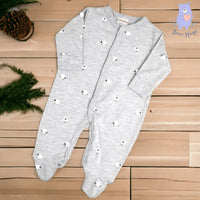 Sheep Sleeping Print Sleeping Suit / Romper (3 pcs) - Bear Hugs