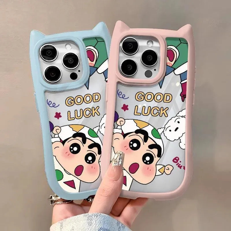 Shinchan Cat Ears Phone Case (For iPhones) - Bear Hugs